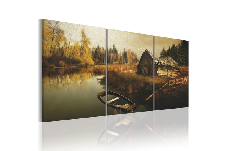 Bilde Out-Of-The-Way Hut 60x30 - Artgeist sp. z o. o. - Innredning - Bilder & kunst - Lerretsbilder