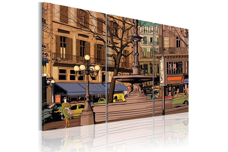 Bilde Quiet evening in Paris 90x60, Artgeist sp. z o. o.