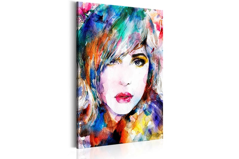 Bilde Rainbow Girl 40x60 - Artgeist sp. z o. o. - Innredning - Bilder & kunst - Lerretsbilder