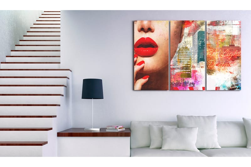 Bilde Red Light District 120x80 - Artgeist sp. z o. o. - Innredning - Bilder & kunst - Lerretsbilder