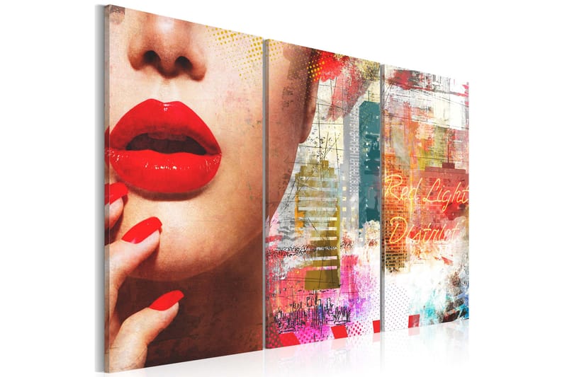 Bilde Red Light District 60x40 - Artgeist sp. z o. o. - Innredning - Bilder & kunst - Lerretsbilder