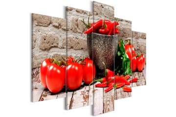 Bilde Red Vegetables 5 Parts Brick Wide 200x100