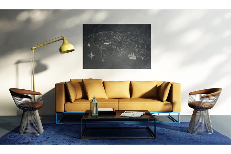 Bilde Reise Rundt Verden 90x60 - Artgeist sp. z o. o. - Innredning - Bilder & kunst - Lerretsbilder