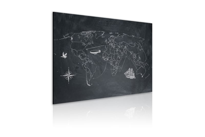 Bilde Reise Rundt Verden 90x60 - Artgeist sp. z o. o. - Innredning - Bilder & kunst - Lerretsbilder