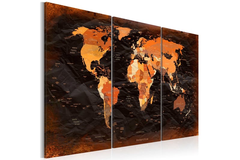 Bilde Remarkable Map 60x40 - Artgeist sp. z o. o. - Innredning - Bilder & kunst - Lerretsbilder