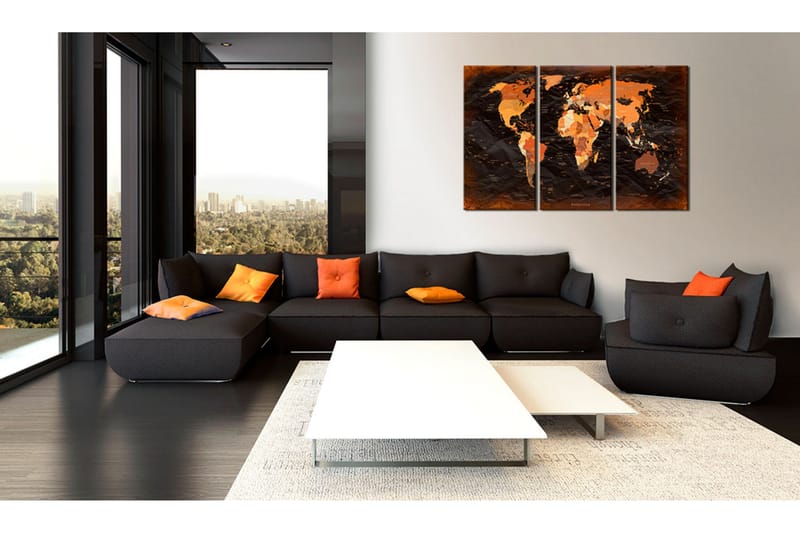 Bilde Remarkable Map 90x60 - Artgeist sp. z o. o. - Innredning - Bilder & kunst - Lerretsbilder