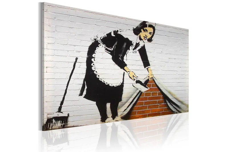 Bilde Rengjøring Lady Banksy 60x40, Artgeist sp. z o. o.