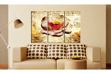 Bilde Retro Flower 120x80 - Artgeist sp. z o. o. - Innredning - Bilder & kunst - Lerretsbilder