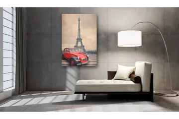 Bilde Retro Paris 80x120 - Artgeist sp. z o. o. - Innredning - Bilder & kunst - Lerretsbilder