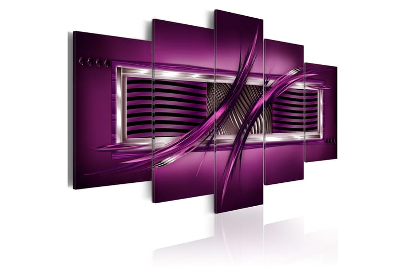 Bilde Rhythm Of Purple 200x100, Artgeist sp. z o. o.