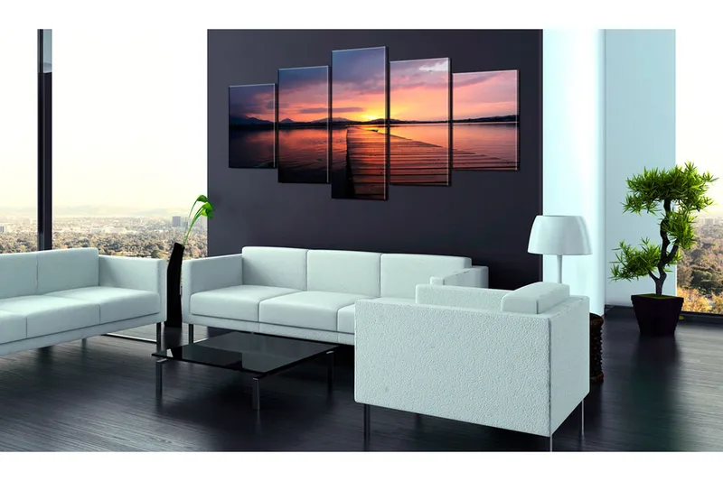 Bilde Road To Paradise 200x100 - Artgeist sp. z o. o. - Innredning - Bilder & kunst - Lerretsbilder