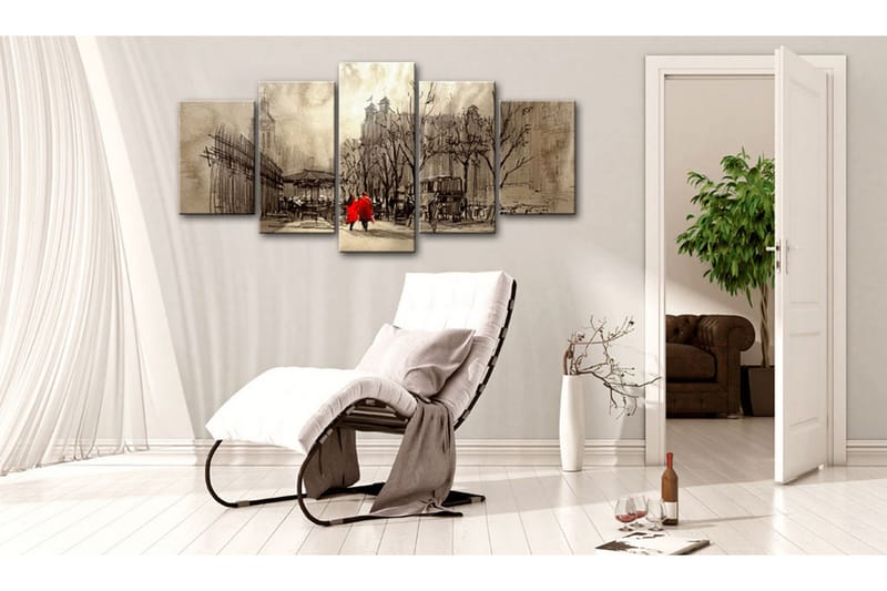 Bilde Romantic Stroll 100x50 - Artgeist sp. z o. o. - Innredning - Bilder & kunst - Lerretsbilder