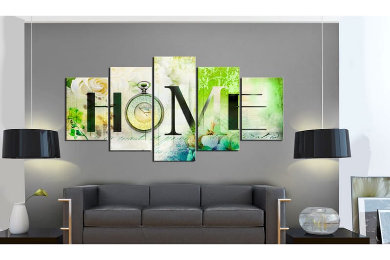 Bilde Rose House 200x100 - Artgeist sp. z o. o. - Innredning - Bilder & kunst - Lerretsbilder