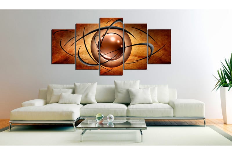 Bilde Rotating Globe 100x50 - Artgeist sp. z o. o. - Innredning - Bilder & kunst - Lerretsbilder