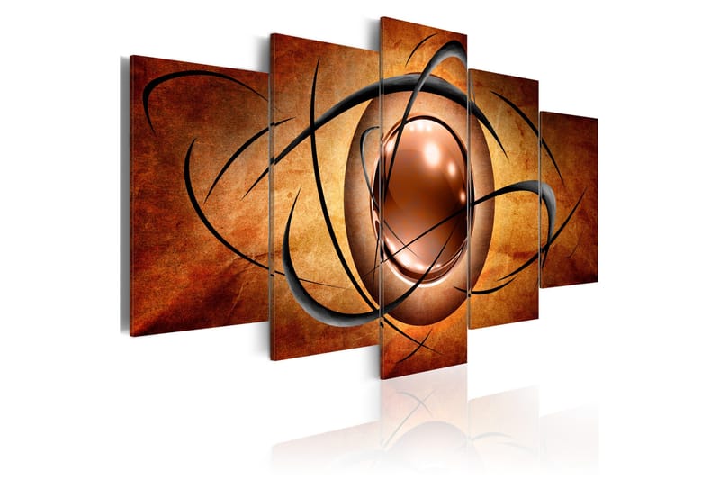 Bilde Rotating Globe 200x100 - Artgeist sp. z o. o. - Innredning - Bilder & kunst - Lerretsbilder