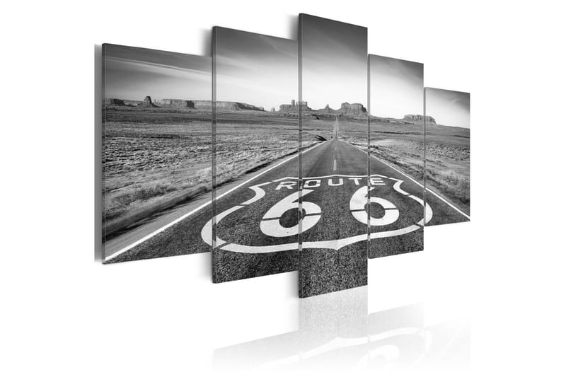 Bilde Route 66 Black And White 200x100, Artgeist sp. z o. o.