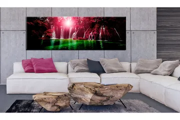 Bilde Ruby Waterfalls 150x50 - Artgeist sp. z o. o. - Innredning - Bilder & kunst - Lerretsbilder