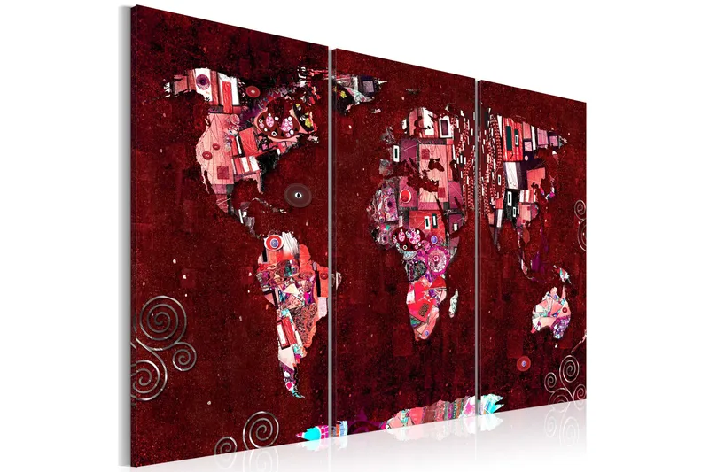 Bilde Ruby World 90x60 - Artgeist sp. z o. o. - Innredning - Bilder & kunst - Lerretsbilder