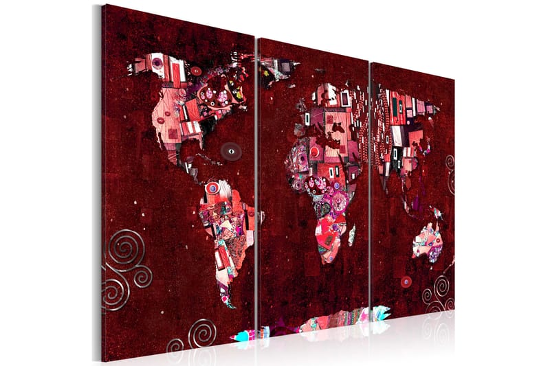 Bilde Ruby World 90x60 - Artgeist sp. z o. o. - Innredning - Bilder & kunst - Lerretsbilder