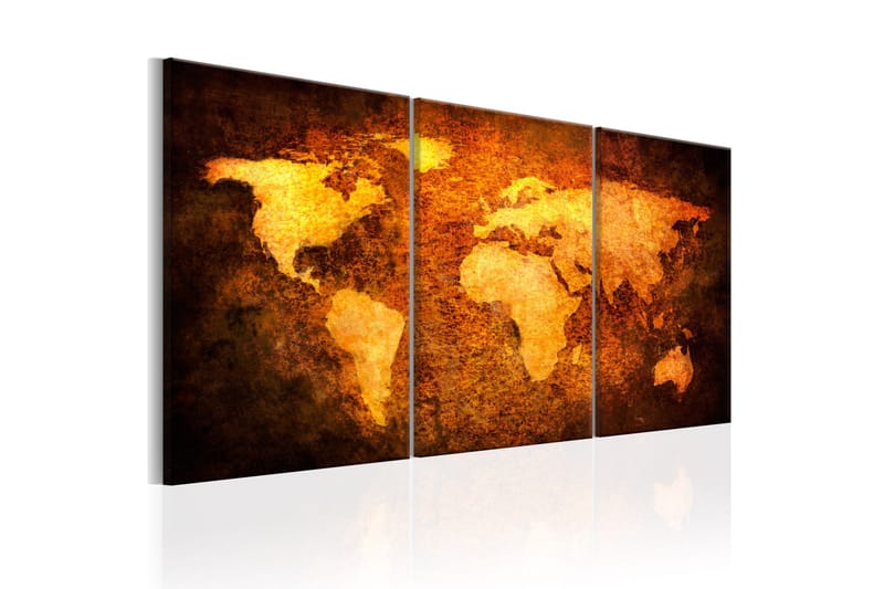 Bilde Rusty Continents 120x60, Artgeist sp. z o. o.