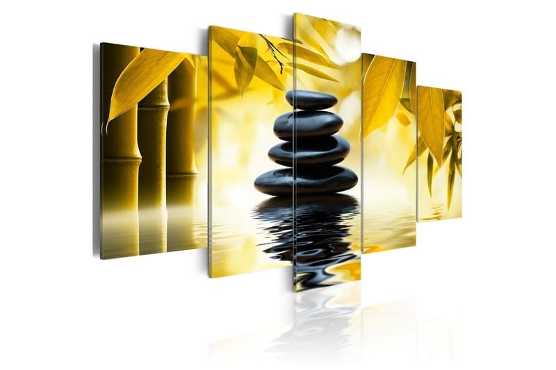 Bilde Safflower Relaxation 100x50 - Artgeist sp. z o. o. - Innredning - Bilder & kunst - Lerretsbilder