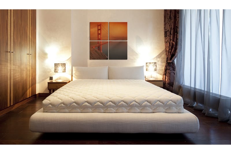 Bilde San Francisco Golden Gate Bridge 80x80 - Artgeist sp. z o. o. - Innredning - Bilder & kunst - Lerretsbilder