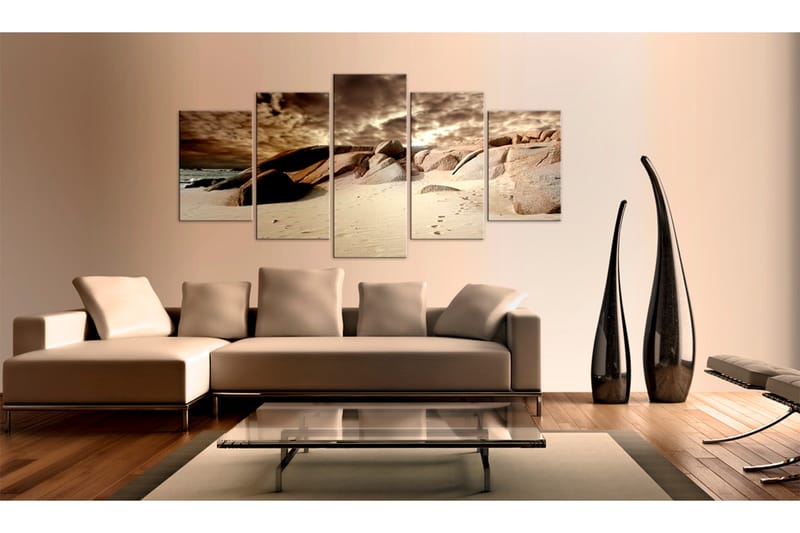 Bilde Sandy Clouds 200x100 - Artgeist sp. z o. o. - Innredning - Bilder & kunst - Lerretsbilder