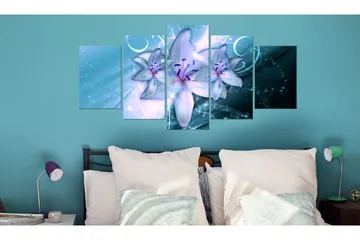 Bilde Sapphire Nights 100x50 - Artgeist sp. z o. o. - Innredning - Bilder & kunst - Lerretsbilder