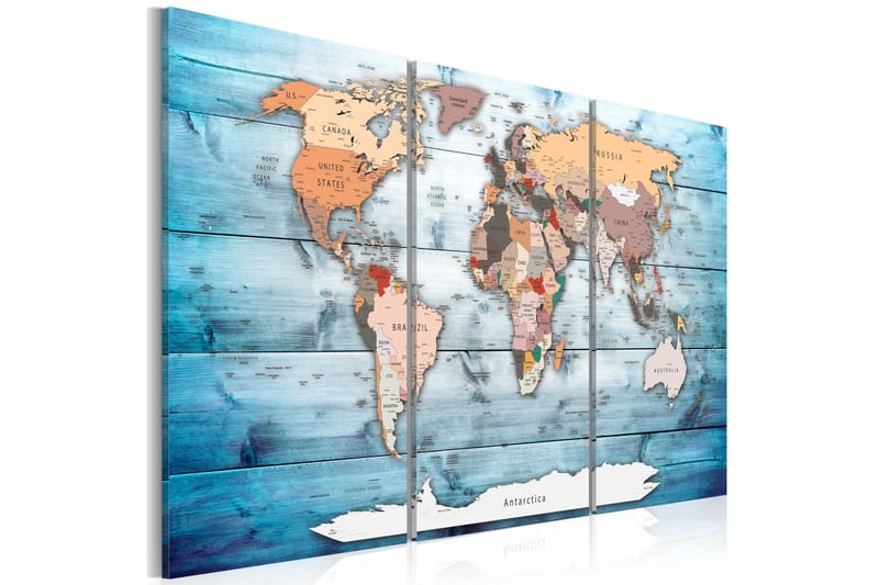 Bilde Sapphire Travels 90x60 - Artgeist sp. z o. o. - Innredning - Bilder & kunst - Lerretsbilder