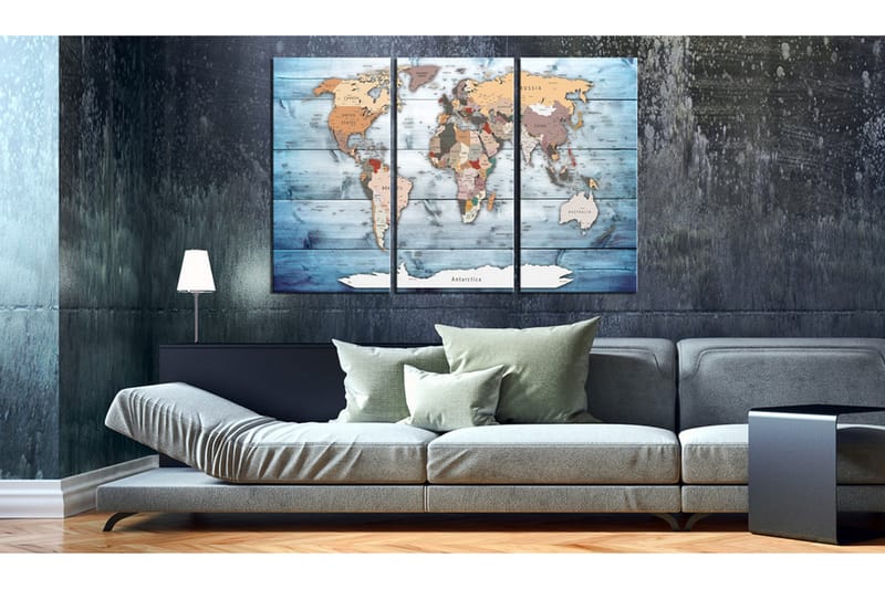 Bilde Sapphire Travels 90x60 - Artgeist sp. z o. o. - Innredning - Bilder & kunst - Lerretsbilder