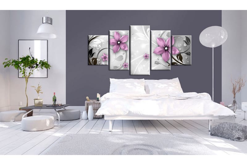 Bilde Saucy Flowers 200x100 - Artgeist sp. z o. o. - Innredning - Bilder & kunst - Lerretsbilder