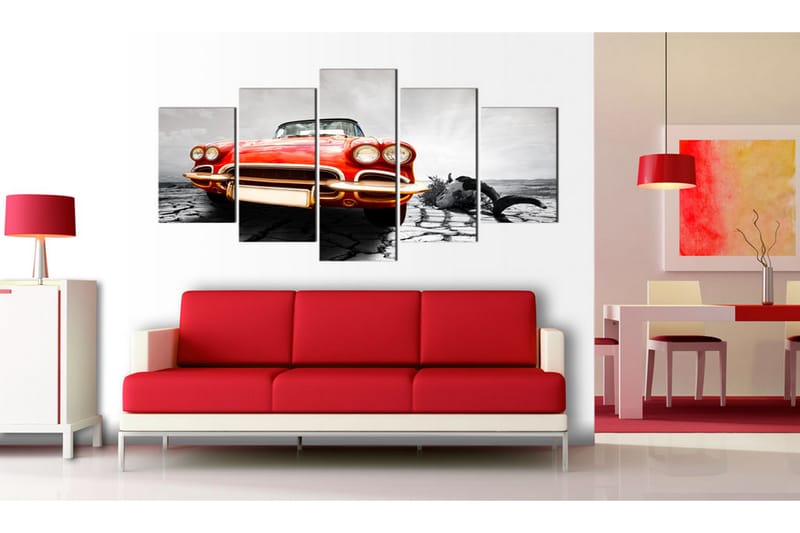 Bilde Scarlet Arrow 200x100 - Artgeist sp. z o. o. - Innredning - Bilder & kunst - Lerretsbilder