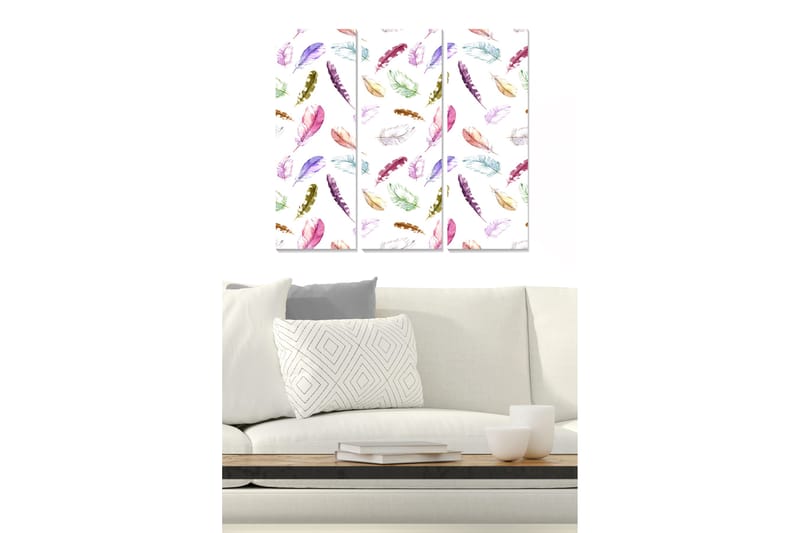 Bilde Scenic 3-pk Flerfarget - 22x05 cm - Innredning - Bilder & kunst - Lerretsbilder