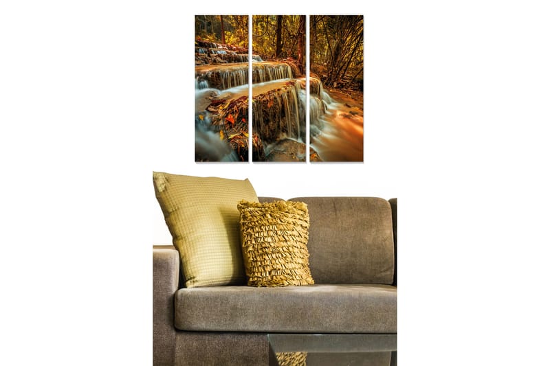 Bilde Scenic 3-pk Flerfarget - 22x05 cm - Innredning - Bilder & kunst - Lerretsbilder