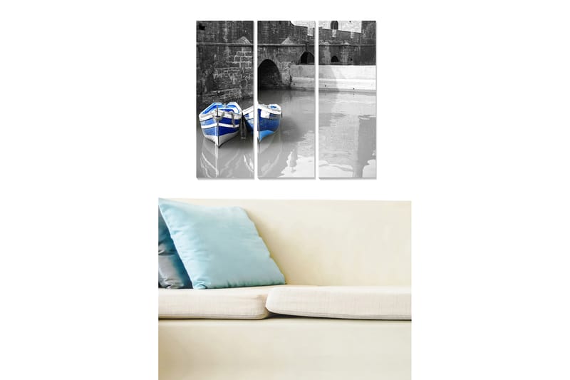 Bilde Scenic 3-pk Flerfarget - 22x05 cm - Innredning - Bilder & kunst - Lerretsbilder