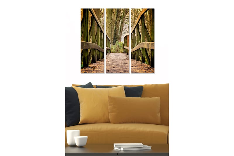 Bilde Scenic 3-pk Flerfarget - 22x05 cm - Innredning - Bilder & kunst - Lerretsbilder