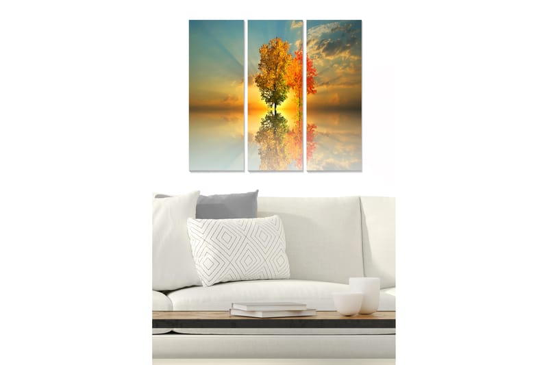 Bilde Scenic 3-pk Flerfarget - 22x05 cm - Innredning - Bilder & kunst - Lerretsbilder