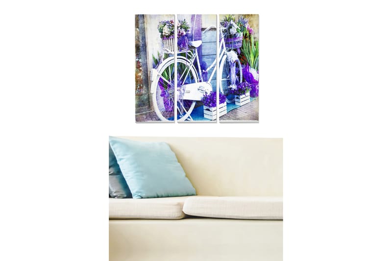 Bilde Scenic 3-pk Flerfarget - 22x05 cm - Innredning - Bilder & kunst - Lerretsbilder