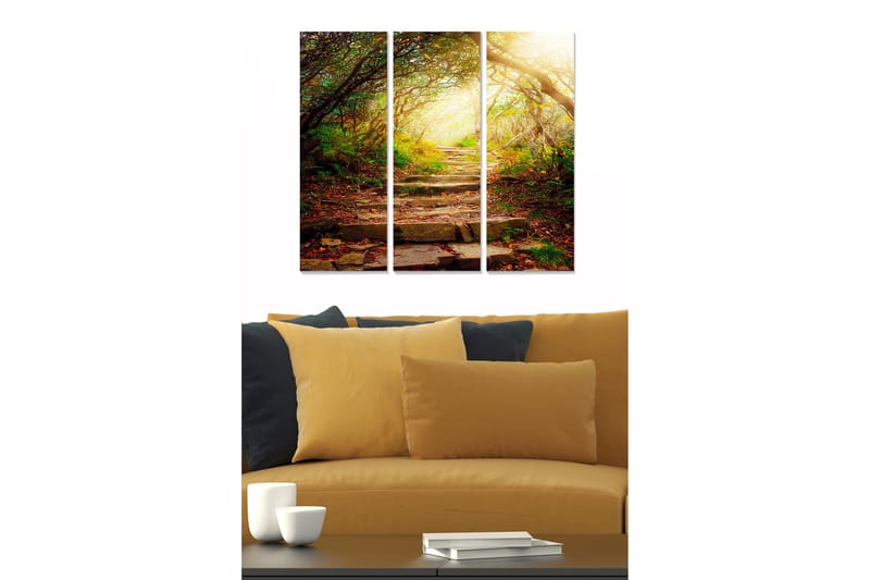 Bilde Scenic 3-pk Flerfarget - 22x05 cm - Innredning - Bilder & kunst - Lerretsbilder