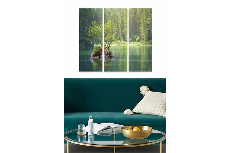 Bilde Scenic 3-pk Flerfarget - 22x05 cm - Innredning - Bilder & kunst - Lerretsbilder