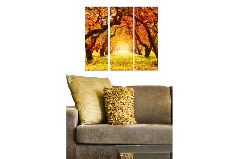 Bilde Scenic 3-pk Flerfarget - 22x05 cm - Innredning - Bilder & kunst - Lerretsbilder