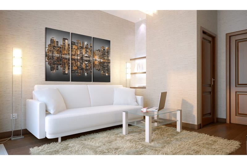 Bilde Sea Of Lights Nyc 120x80 - Artgeist sp. z o. o. - Innredning - Bilder & kunst - Lerretsbilder