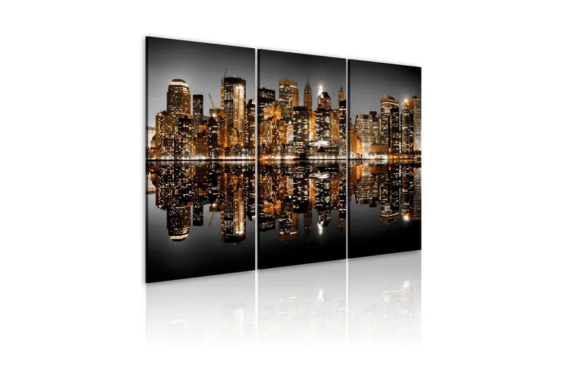 Bilde Sea Of Lights Nyc 120x80, Artgeist sp. z o. o.