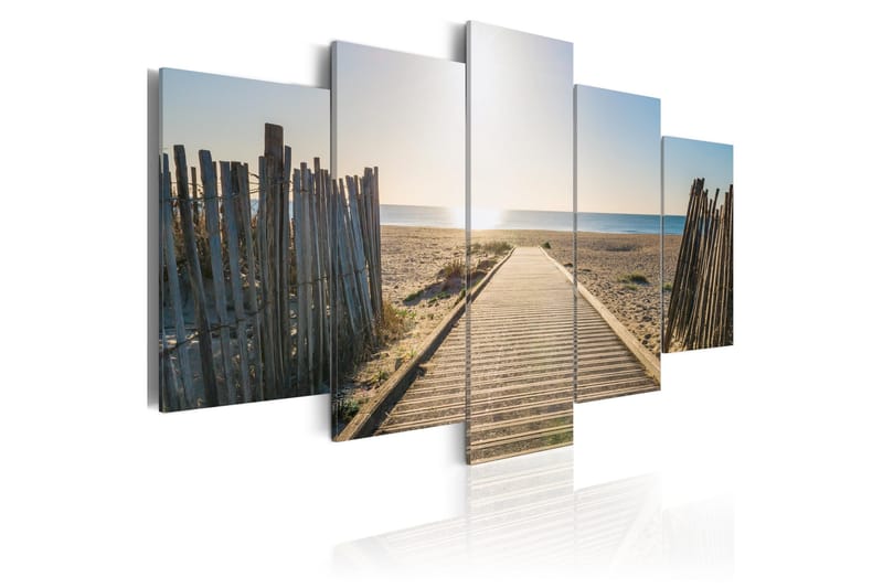 Bilde Sea Promenade 200x100 - Artgeist sp. z o. o. - Innredning - Bilder & kunst - Lerretsbilder