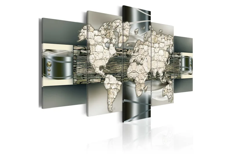 Bilde See The World In Stone 100x50 - Artgeist sp. z o. o. - Innredning - Bilder & kunst - Lerretsbilder