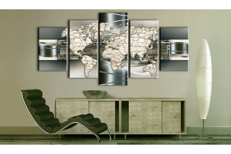Bilde See The World In Stone 200x100 - Artgeist sp. z o. o. - Innredning - Bilder & kunst - Lerretsbilder