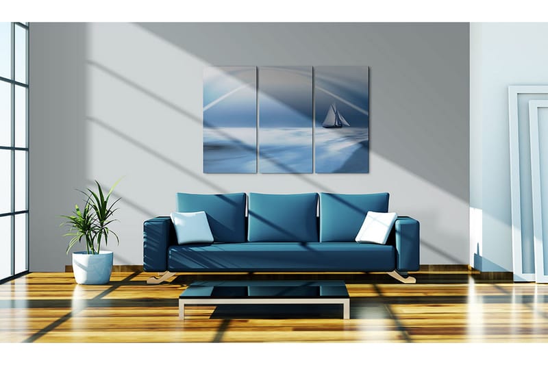 Bilde Seiling Blant Skyene 60x40 - Artgeist sp. z o. o. - Innredning - Bilder & kunst - Lerretsbilder