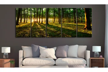 Bilde Shade Of Trees 200x80 - Artgeist sp. z o. o. - Innredning - Bilder & kunst - Lerretsbilder