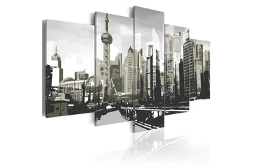 Bilde Shanghai China´S Largest City 100x50 - Artgeist sp. z o. o. - Innredning - Bilder & kunst - Lerretsbilder