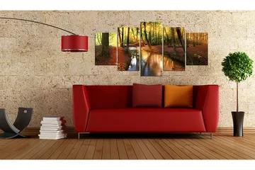 Bilde Silent Forest 200x100 - Artgeist sp. z o. o. - Innredning - Bilder & kunst - Lerretsbilder
